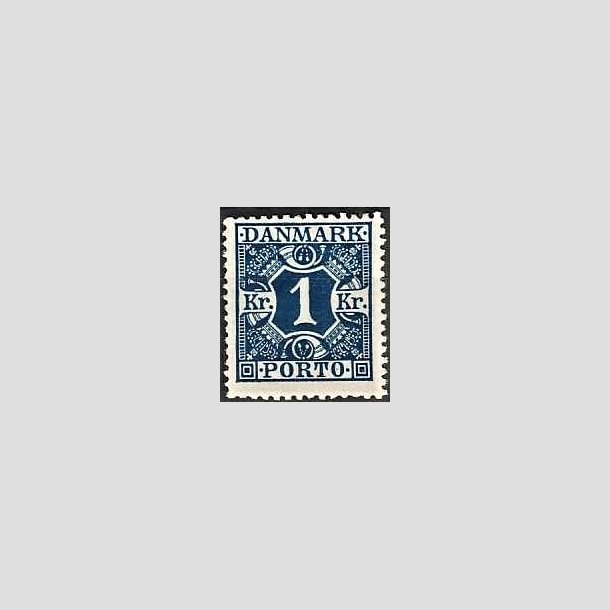 FRIMRKER DANMARK | 1921-25 - AFA 15 - 1 Kr. mrkbl - Ubrugt