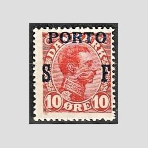 FRIMRKER DANMARK | 1921 - AFA 8 - 10 re rd SF - Postfrisk