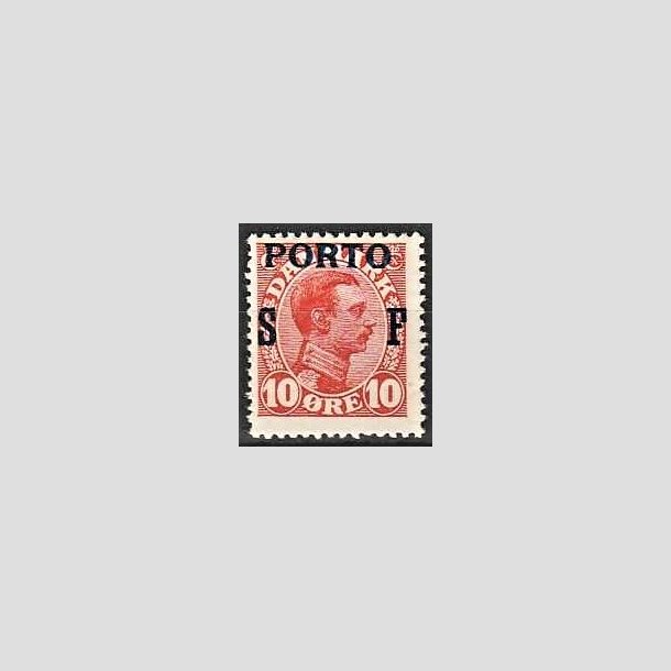 FRIMRKER DANMARK | 1921 - AFA 8 - 10 re rd SF - Postfrisk