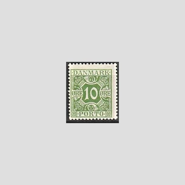 FRIMRKER DANMARK | 1921-25 - AFA 12 - 10 re grn - Postfrisk