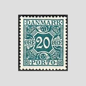 FRIMRKER DANMARK | 1921-25 - AFA 13 - 20 re blgrn - Postfrisk