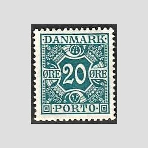 FRIMRKER DANMARK | 1921-25 - AFA 13 - 20 re blgrn - Postfrisk