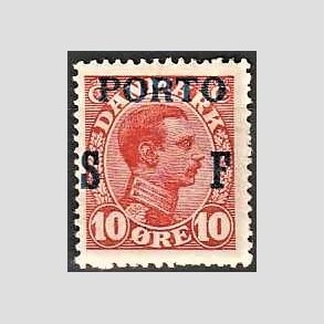 FRIMRKER DANMARK | 1921 - AFA 8 - 10 re rd SF - Ubrugt