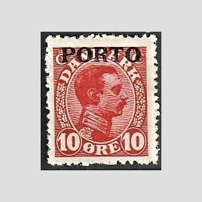 FRIMRKER DANMARK | 1921 - AFA 4 - 10 re rd - Ubrugt