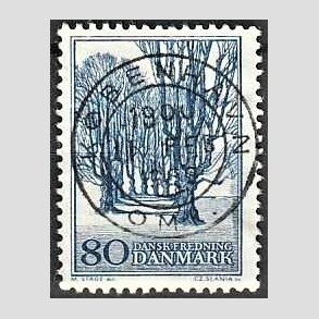 FRIM�RKER DANMARK | 1966 - AFA 446 - Holte All� - 80 �re bl� - Lux Stemplet