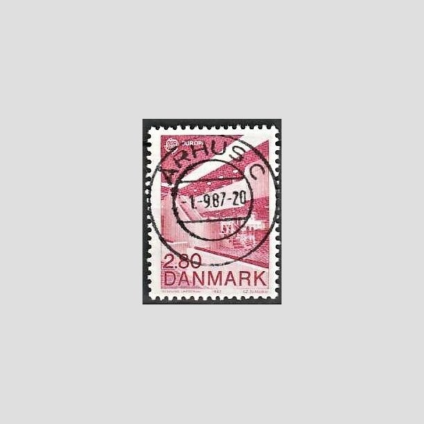 FRIMRKER DANMARK | 1987 - AFA 882 - Europamrker - 2,80 Kr. rd - Pragt Stemplet rhus C