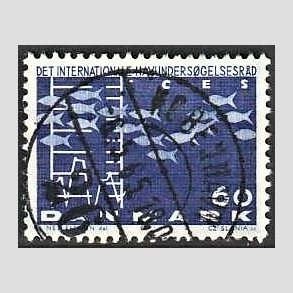 FRIM�RKER DANMARK | 1964 - AFA 426 - Havunders�gelsesr�det - 60 �re bl� - Lux Stemplet