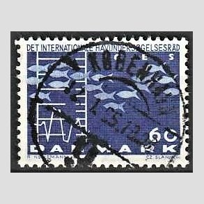 FRIM�RKER DANMARK | 1964 - AFA 426 - Havunders�gelsesr�det - 60 �re bl� - Lux Stemplet