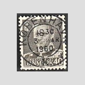 FRIMRKER DANMARK | 1950 - AFA 322 - Fr. IX 40 re gr - Lux Stemplet