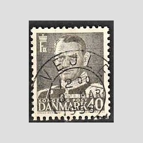 FRIMRKER DANMARK | 1950 - AFA 322 - Fr. IX 40 re gr - Lux Stemplet