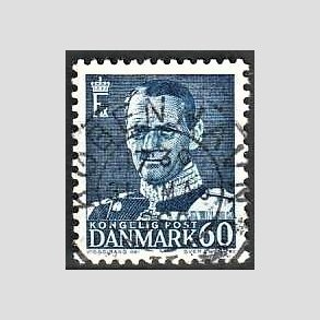 FRIMRKER DANMARK | 1952-53 - AFA 339 - Fr. IX 60 re mrkbl - Lux Stemplet