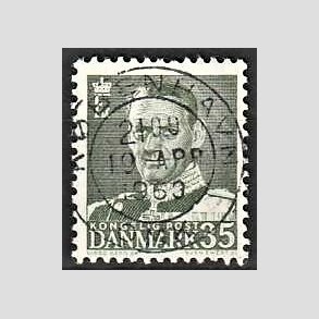 FRIMRKER DANMARK | 1951 - AFA 326 - Fr. IX 35 re grnsort - Lux Stemplet