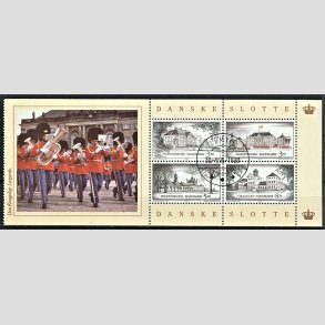 FRIM�RKER DANMARK | 1994 - AFA 1066A - Danske slotte med Livgardevignet - 21,00 Kr. Miniark - Lux Stemplet