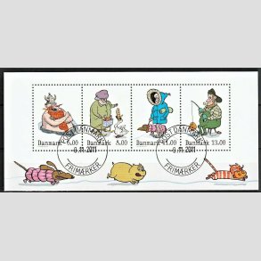 FRIM�RKER DANMARK | 2011 - AFA 1686A - Vintereventyr - 38,00 kr. Miniark - Lux Stemplet