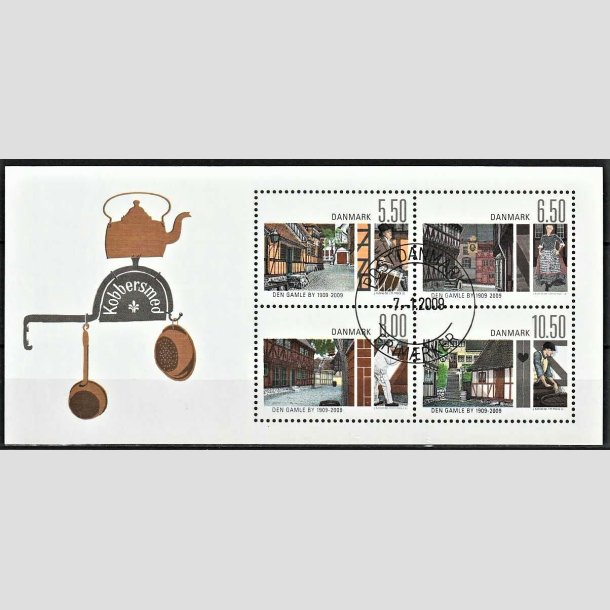 FRIMRKER DANMARK | 2009 - AFA 1567 - Den Gamle By - 30,50 kr. Miniark - Lux Stemplet