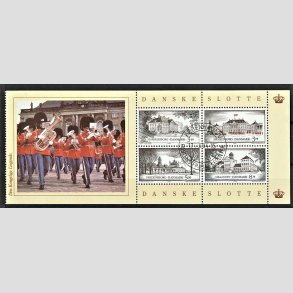 FRIM�RKER DANMARK | 1994 - AFA 1066A - Danske slotte med Livgardevignet - 21,00 Kr. Miniark - Lux Stemplet
