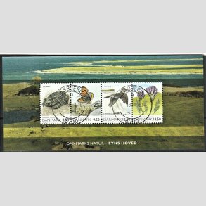 FRIM�RKER DANMARK | 2010 - AFA 1604 - Danmarks natur - Miniark flerfarvet - Pragt Stemplet