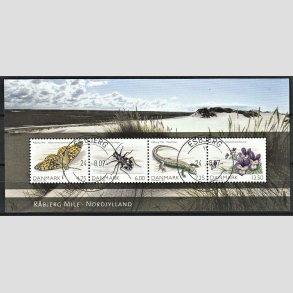 FRIM�RKER DANMARK | 2007 - AFA 1516 - Danmarks natur I - Miniark 31,50 Kr. flerfarvet - Pragt Stemplet