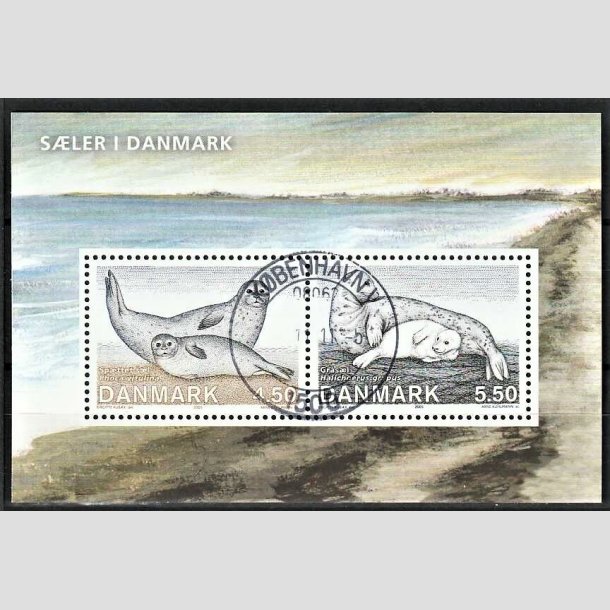 FRIMRKER DANMARK | 2008 - AFA 1453 - Sler i Danmark - 10,00 Kr. Miniark - Lux Stemplet