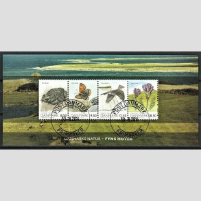 FRIM�RKER DANMARK | 2010 - AFA 1604 - Danmarks natur - Miniark flerfarvet - Pragt Stemplet