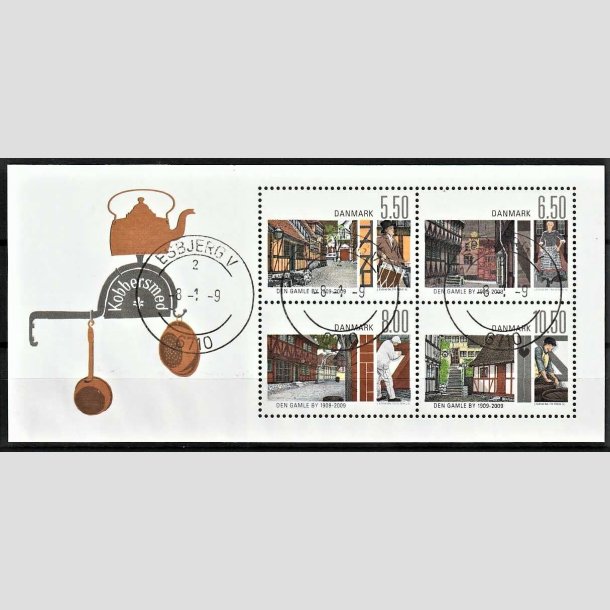 FRIMRKER DANMARK | 2009 - AFA 1567 - Den Gamle By - 30,50 kr. Miniark - Lux Stemplet