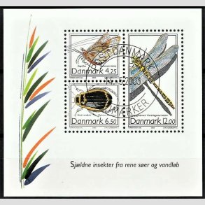 FRIM�RKER DANMARK | 2003 - AFA 1355 - Insekter - Kr. 22,75 Miniark - Pragt Stemplet
