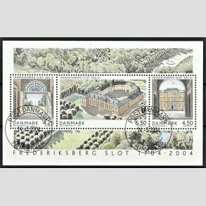 FRIM�RKER DANMARK | 2004 - AFA 1394 - Frederiksberg Slot - Kr. 15,25 Miniark - Pragt Stemplet