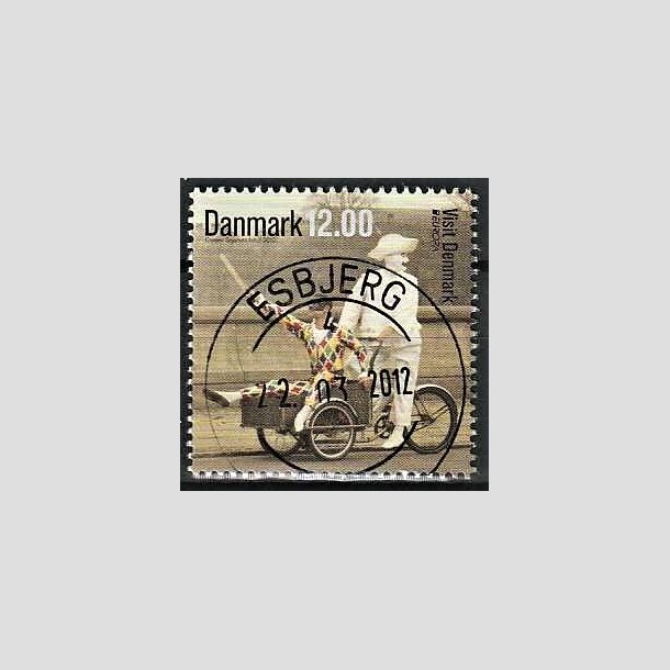 FRIMRKER DANMARK | 2012 - AFA 1696 - Visit Danmark - 12,00 Kr. flerfarvet - Pragt Stemplet Esbjerg