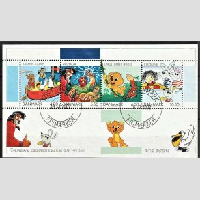 FRIM�RKER DANMARK | 2002 - AFA 1311 - Tegnefilm for b�rn - 26,50 Kr. Miniark - Lux Stemplet