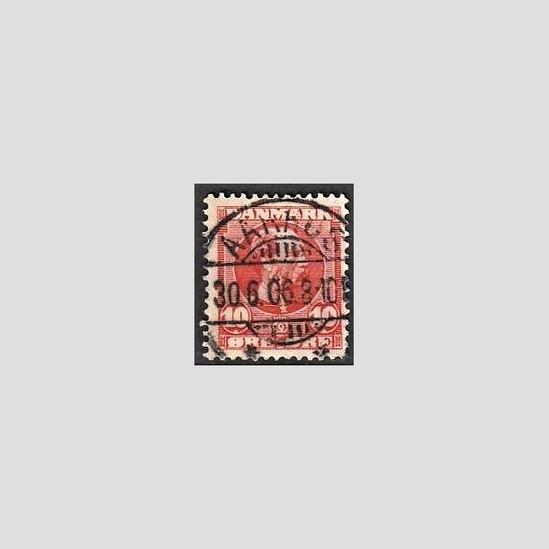 FRIMRKER DANMARK | 1904-05 - AFA 47 - Chr. IX 10 re rd - Lux Stemplet