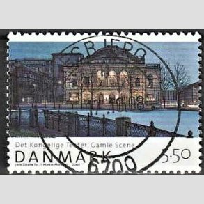 FRIM�RKER DANMARK | 2008 - AFA 1526 - Den danske nationalscene - 5,50 Kr. gamle scene - Pragt Stemplet
