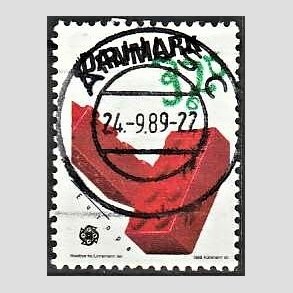 FRIM�RKER DANMARK | 1989 - AFA 938 - Leget�j/spil for b�rn - 3,20 Kr. flerfarvet - Pragt Stemplet