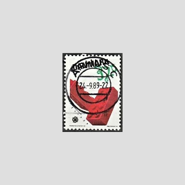 FRIMRKER DANMARK | 1989 - AFA 938 - Legetj/spil for brn - 3,20 Kr. flerfarvet - Pragt Stemplet