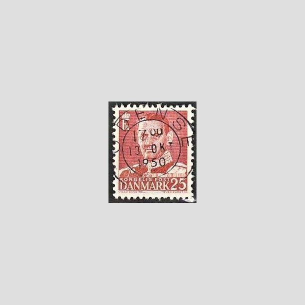 FRIMRKER DANMARK | 1950 - AFA 321 - Fr. IX 25 re rd - Lux Stemplet