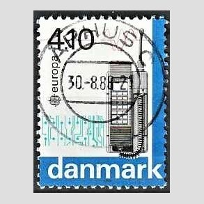 FRIM�RKER DANMARK | 1988 - AFA 912 - Europam�rker - 4,10 Kr. flerfarvet - Pragt Stemplet