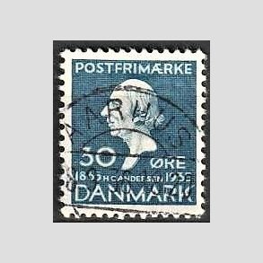 FRIM�RKER DANMARK | 1935 - AFA 228 - H. C. Andersen 30 �re bl� - Lux Stemplet