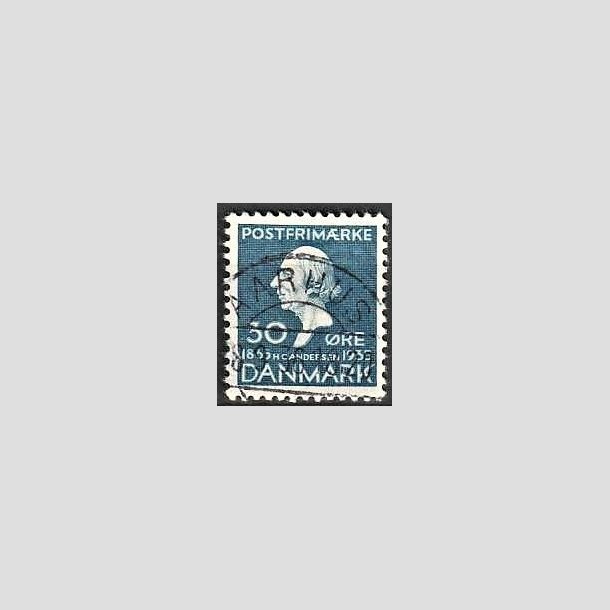 FRIMRKER DANMARK | 1935 - AFA 228 - H. C. Andersen 30 re bl - Lux Stemplet