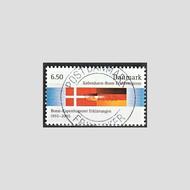 FRIMRKER DANMARK | 2005 - AFA 1431 - Kbenhavn-Bonn - 6,50 Kr. flerfarvet - Pragt Stemplet