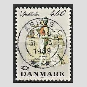 FRIM�RKER DANMARK | 1989 - AFA 937 - Folkedragter - 4,40 Kr. flerfarvet - Pragt Stemplet �rhus C
