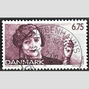 FRIM�RKER DANMARK | 1999 - AFA 1215 - Dansk revy - 6,75 Kr. lilla - Lux Stemplet