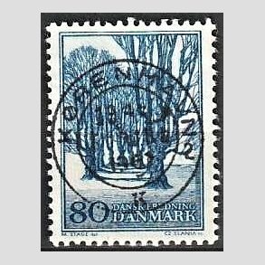 FRIM�RKER DANMARK | 1966 - AFA 446 - Holte All� - 80 �re bl� - Lux Stemplet K�benhavn