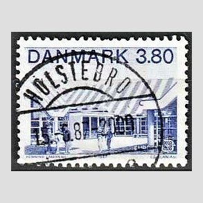 FRIM�RKER DANMARK | 1987 - AFA 883 - Europam�rker - 3,80 Kr. bl� - Pragt Stemplet Holstebro