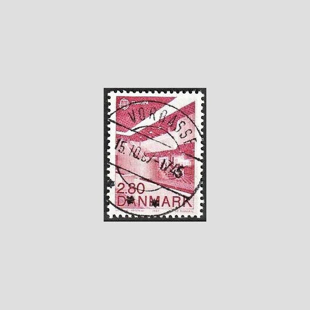 FRIMRKER DANMARK | 1987 - AFA 882 - Europamrker - 2,80 Kr. rd - Pragt Stemplet