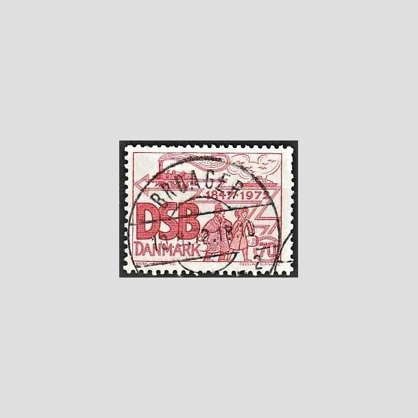 FRIMRKER DANMARK | 1972 - AFA 525 - D.S.B 125 r - 70 re rd - Pragt Stemplet