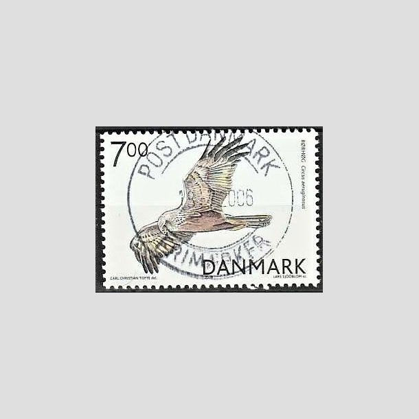 FRIMRKER DANMARK | 2004 - AFA 1412 - Rovfugle i Danmark - 7,00 Kr. Rrhg - Pragt Stemplet