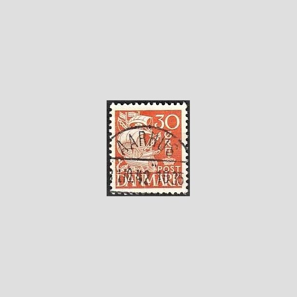 FRIMRKER DANMARK | 1940 - AFA 259 - Karavel 30 re orange Type II - Lux Stemplet