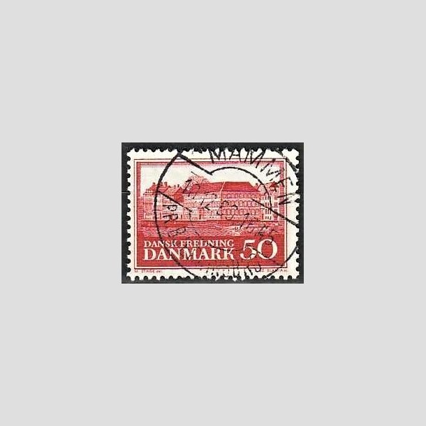 FRIMRKER DANMARK | 1957 - AFA 370 - Nationalmuseets 150 r - 30 re rd - Pragt Stemplet