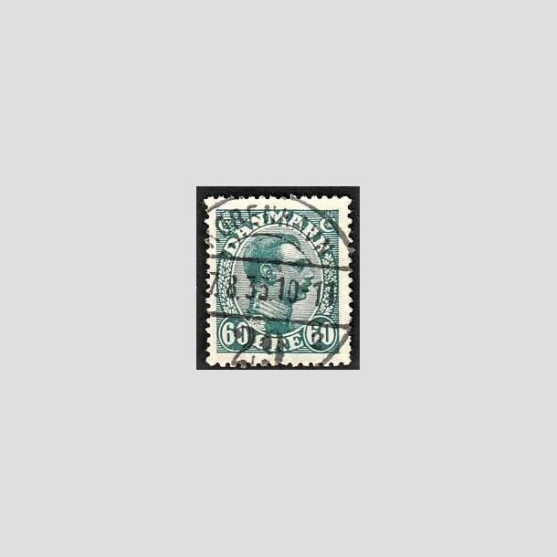 FRIMRKER DANMARK | 1921-22 - AFA 130 - Chr. X 60 re blgrn - Lux Stemplet