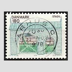 FRIM�RKER DANMARK | 1978 - AFA 663 - Midtjylland - 180 �re flerfarvet - Lux Stemplet