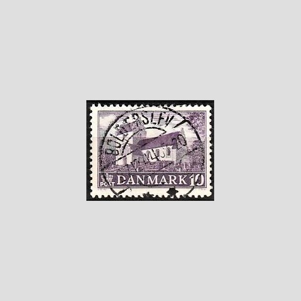 FRIMRKER DANMARK | 1944 - AFA 285 - Landsbykirker - 10 re violet - Pragt Stemplet